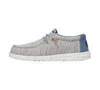 HEYDUDE Wally Jersey Wally Herren - Slip on Schuhe - Mokassin Stil, Light Grey, 42