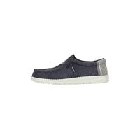 HeyDude - Wally Jute - Sneaker, Gr. 43, grau (Black/GraniteGrey)