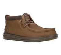 HEYDUDE Wally Mid GripR Canvas Herren Stiefel Dunkelbraun EU 46 / UK 11