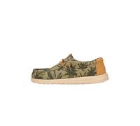 HEYDUDE - Wally Palm Jute, Zapatillas sin Cordones para Hombre, Burnt Olive/Ginger Brown, 40