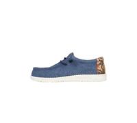 HEYDUDE - Wally Palm Jute, Zapatillas sin Cordones para Hombre, Navy Blazer/Chili Red, 44