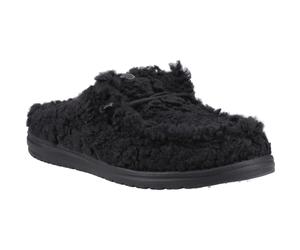 HEYDUDE Wally Polyester Herren Schwarz/Schwarz Clogs EU 44.5 / UK 10