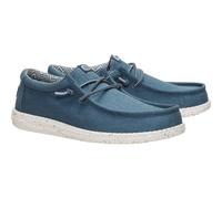 HEYDUDE Wally Stretch Baumwolle Herren Dunkelgraue Mokassin Schuhe EU 46 / UK 11