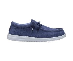 HeyDude - Wally Stretch Jersey - Sneaker, Gr. 43, blau (Navy)