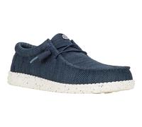 HEYDUDE Wally Stretch Mesh Polyester Herren Marine Bootsschuhe EU 42 / UK 8
