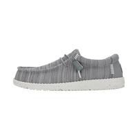 HEYDUDE Wally Stretch Sox Herren - Slip-on Schuhe - Mokassin-Stil, Grey, 43