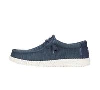 HEYDUDE - Wally Stretch Sox Herren - Slip-on Schuhe - Mokassin-Stil, Navy, 42 EU