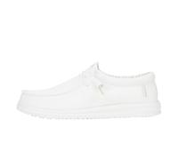 HEYDUDE - Wally Stretch Sox Herren - Slip-on Schuhe - Mokassin-Stil, White, 46 EU