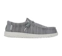 HEYDUDE - Wally Stretch Sox Herren - Slip-on Schuhe - Mokassin-Stil, Grey, 43 EU