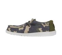 HEYDUDE - Herren Wally Washed Camo Wally Slip-On Schuhe, Camo, 45