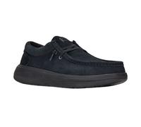 HEYDUDE Wally X Wildleder Herren Schwarz Bootsschuhe EU 42 / UK 8