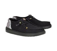 HEYDUDE Wendy Boho-Häkelschuhe für Herren, Schwarz/Schwarz, 37 EU