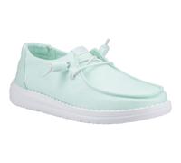 HeyDude - Women's Wendy Canvas - Sneaker, Gr. 38, grün/weiß (BayBlue)
