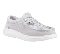 HEYDUDE Wendy COMF Leder Damen Graue/Schlangen Mokassins Schuhe EU 37 / UK 4