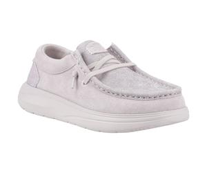 HEYDUDE Wendy COMF Wildleder Damen Lilac Mokassins Schuhe EU 38 / UK 5