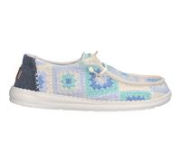 HEYDUDE Wendy Cottage Häkel-Loafer für Damen, Bay Blue/Multi, 36 EU