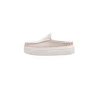 HEYDUDE - Wendy Espadrille Retro Palm, Zapatos sin Cordones para Mujer, Pale Pink/White, 39