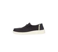 HEYDUDE - Wendy Espadrille Woven, Zapatos sin Cordones para Mujer, Black, 36