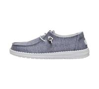 HEYDUDE Wendy Fleece Casual für Damen - Freizeitschuhe zum Hineinschlüpfen - Mokassin-Stil - Grau, 36