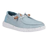HEYDUDE Wendy Heathered Slub Tropical Leinen/Lyocell/Baumwolle Blaue Loafers für Damen EU 39/UK 6
