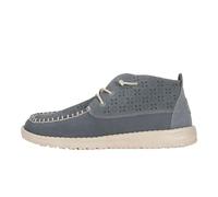 HEYDUDE Wendy Mid Suede Boho für Damen, Damenschuhe, Schlupfschuhe, bequem und leicht, GRAU, 39 EU