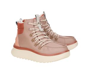 HEYDUDE Wendy Peak Apres PU beschichtetes Segeltuch Damen Wüste braun Stiefel EU 38 / UK 5