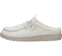 HEYDUDE Wendy Slip Camp Damen-Slipper aus Nylon, gestepptes | Sherpa-Futter, elastische Perlenschnürsenkel, erhöhte Ferse hinten für sicheren Sitz, herausnehmbare Schaumstoff-Einlegesohle