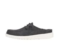 HEYDUDE - Wendy Slip Stretch Canvas Damenschuhe - Lässige Slip-On Schuhe aus gewaschenem Canvas, Leicht und Komfortabel, Schwarz - 42