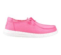 HEYDUDE Wendy Stretch Canvas Baumwoll Frauen Fandango Rosa Mokassins Schuhe EU 39/UK 6