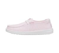 HEYDUDE - Wendy Stretch Jersey Damenschuhe - Lässige Slip-On Schuhe - Gemütlicher Jersey-Stoff, Verbesserte Stretch-Eigenschaften, Einfaches Anziehen, Alltagskomfort, Rosa, 37