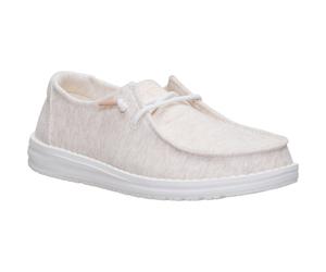 HEYDUDE Wendy Stretch-Jersey-Textil Damen Hausschuhe in Haferflocken EU 38 / UK 5