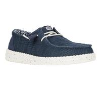 HEYDUDE Wendy Stretch Mesh Polyester Damen Navy Loafers EU 37 / UK 4