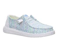 HEYDUDE Wendy Stretch Polyester Damen Loafers Weiß/Mehrfarbig EU 42 / UK 8