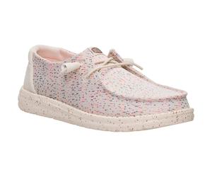 HEYDUDE Wendy Stretch Polyester Damen Taupe/Multi Slipper EU 38 / UK 5