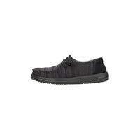 HEYDUDE Wendy Stretch Sox Damen - Slippers Flache Schuhe - Mokassin Stil, Black/Black, 40