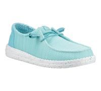 HEYDUDE Wendy Stretch Sox - Zapatos Estilo Mocasín para Mujer, Ceramic Blue, 39