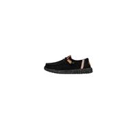 HEYDUDE Wendy Washed Canvas Damen, Slip on Schuhe | Textiles Obermaterial mit besticktem Fersendetail, Easy-On-System mit elastischen Schnürsenkeln und Schaumstoffsohle