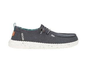 HeyDude - Women's Wendy Chambray - Sneaker, Gr. 36, weiß (Black)
