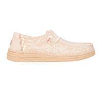 HEYDUDE - Wendy Espadrille Retro Palm, Zapatos sin Cordones para Mujer, Pale Pink/White, 41