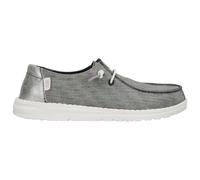 HEYDUDE Slip on Wendy Metallic Sparkle in Grau 41