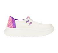 HeyDude - Women's Wendy Peak Chambray Woven - Sneaker, Gr. 41, weiß (White/Pink)