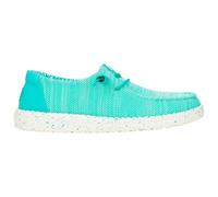 HEYDUDE Wendy Stretch Sox, Damenschuhe, Damen Slip-on Loafers, Bequem & Leicht, Keramik Blau, 36 EU
