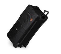 HEYO Reisetasche mit Rollen Groß XXL Trolley Schwarz, 80x34x38 cm | robuste Rolltasche, Weichgepäck ideal für Reisen Teleskopgriff