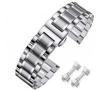 HEYOZURY Uhrenarmbänder für Uhr mit Geraden und Gebogenen Ende 16mm,18mm,19mm,20mm,22mm,24mm Ersatzband Armbänder für Herren/Damen