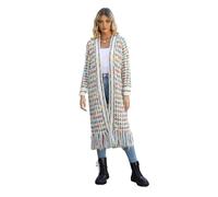 HEYPORK Damen Herbst Winter Warm Bequem Jacke Casual Mode übergangsjacke Mantel Frauen Fransen Lange Strickjacke Jacke Pullover(Grün, 3XL)