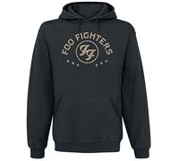 HeyRusty FOO Fighters Arched Star, Hooded Sweatshirt, Schwarz, Schwarz, XL