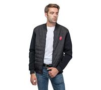 HeyRusty The Rolling Stones Quilted Jacke Classic Tongue Band Logo offiziell Schwarz XXL