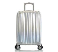 Hartschalen-Trolley HEYS "Astro, verschiedene Größen und Farben", Gr. B/H/T: 36cm x 53cm x 22cm 32 l, silber, Polycarbonat-Verbundwerkstoff, festlich, Koffer, Heys Reisegepäck TSA Schloss Volumenerwei