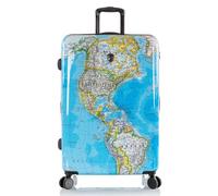 Heys EU 13146 World Map Koffer 76 cm (30 Zoll), Unisex, Erwachsene, Weltkarte, 30", Lässig