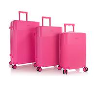 Heys HiLite 4 Rollen Kofferset 3-teilig mit Dehnfalte pink